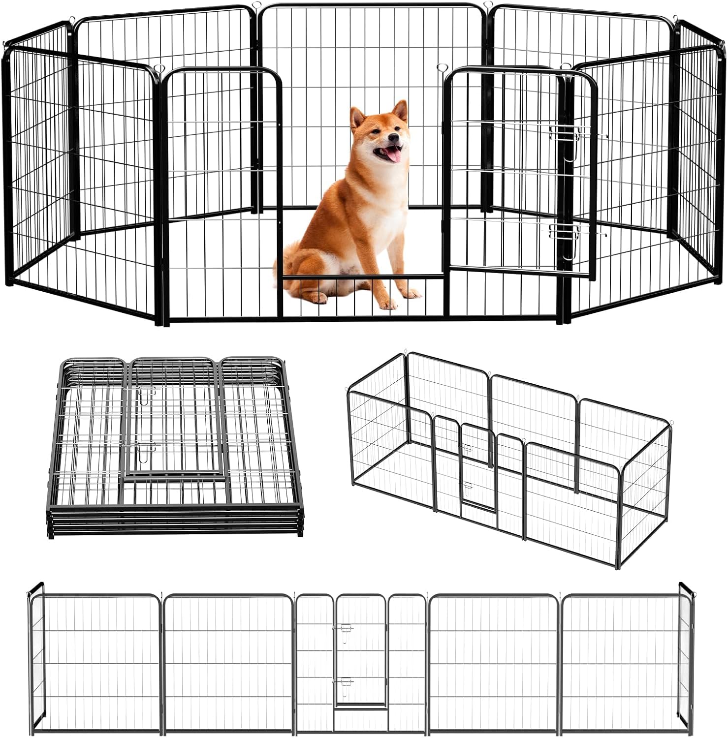 Detalle de NEWBULIG Dog Playpen 32-Inch