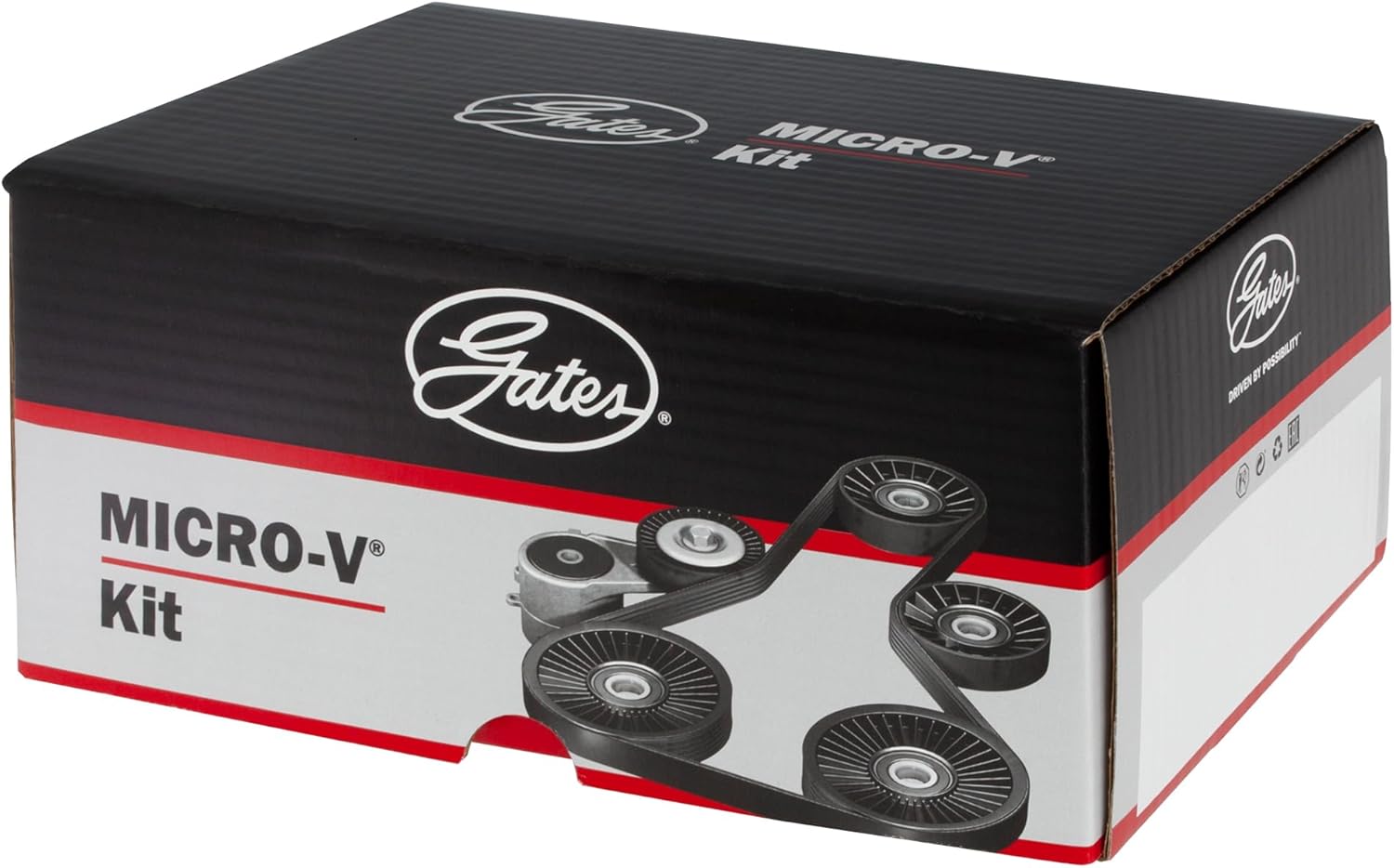 Thumbnail 3 de GATES Jeu de courroies trapézoïdales à nervures K016PK1263 EPDM pour Audi A4 B8, Q5 et A6 C7