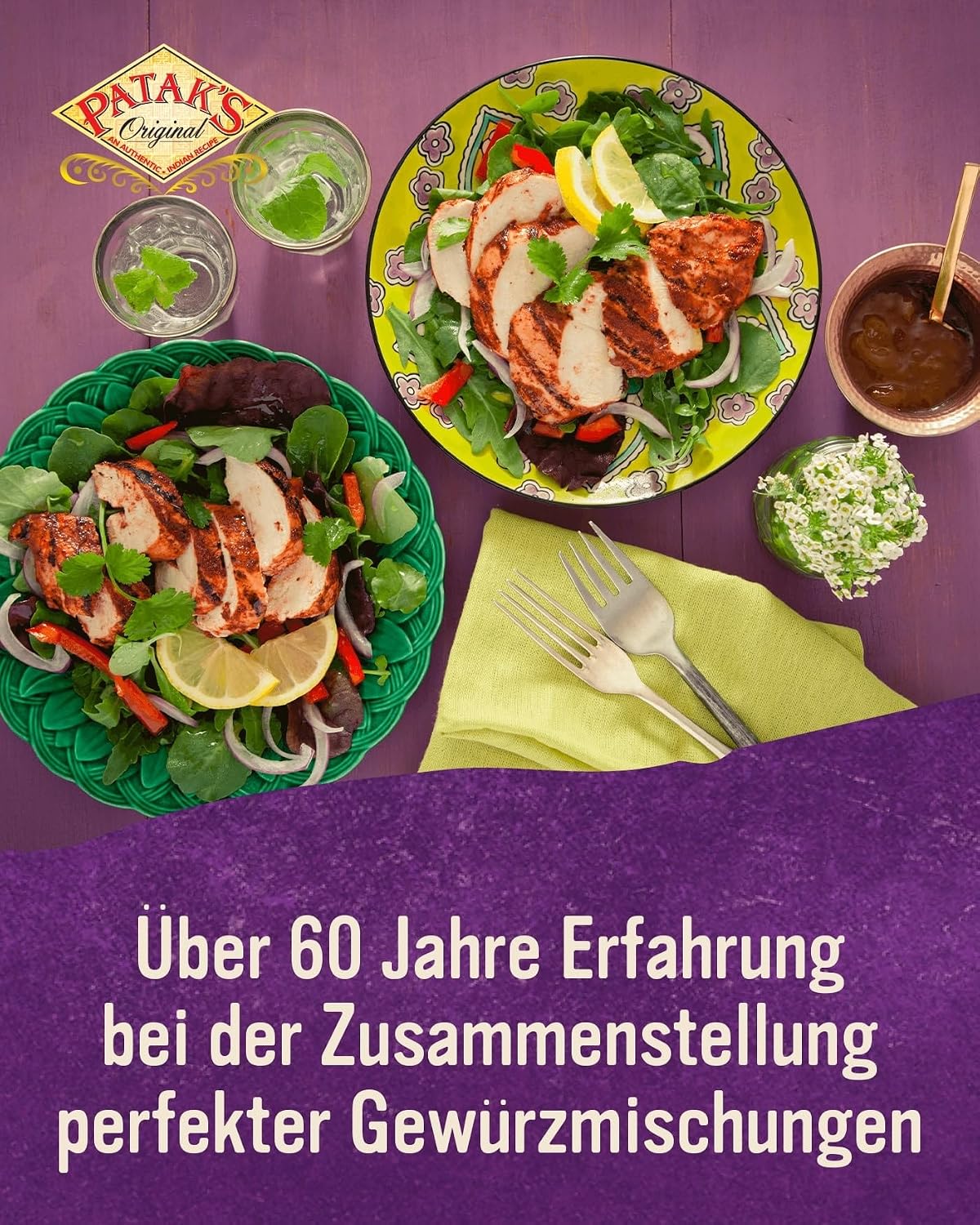 Detalle 2 de PATAKs Tandoori Currypaste – Leicht scharfe Gewürzpaste für authentische Curry-Gerichte (6 x 312 g)