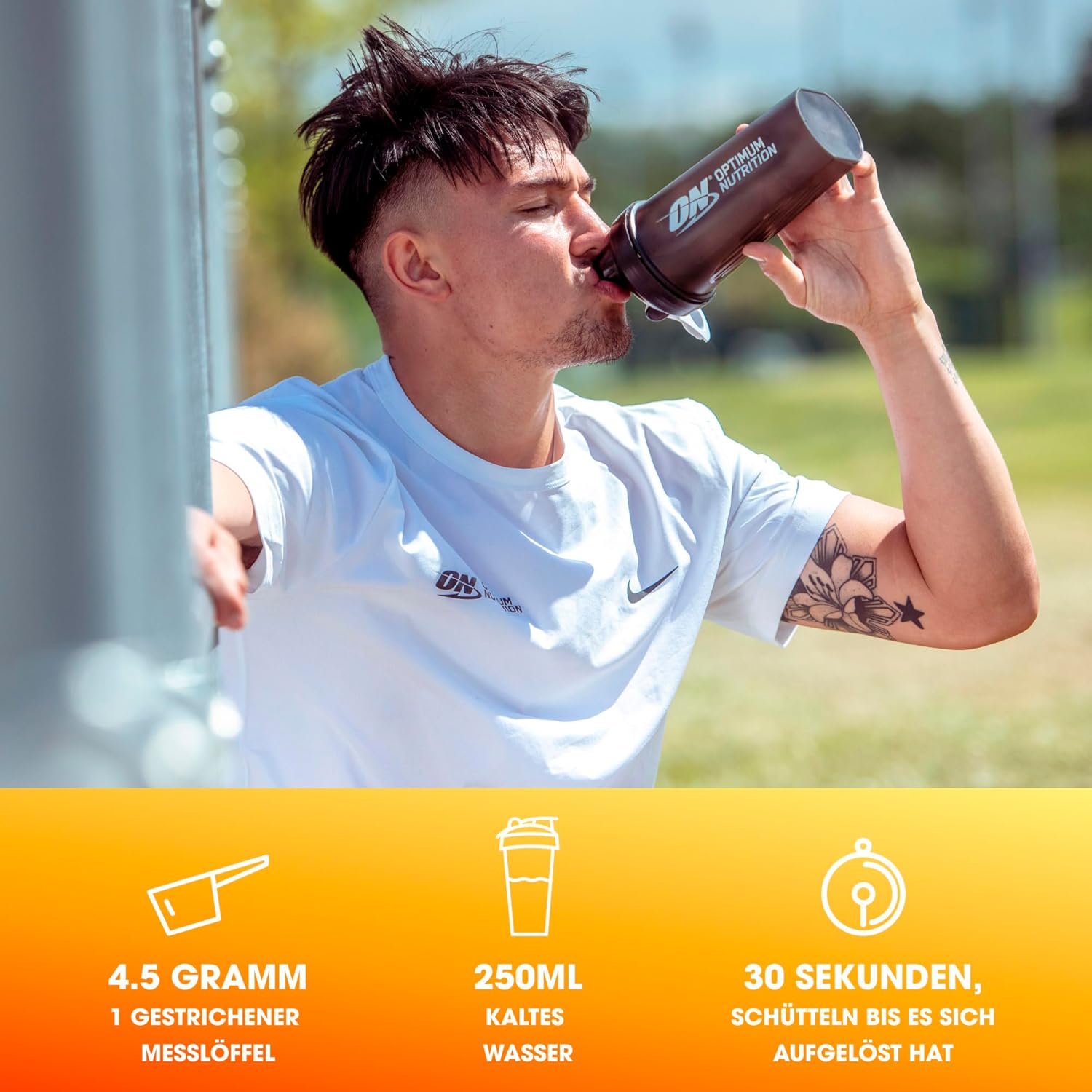 Thumbnail 6 de Optimum Nutrition Mikronisiertes Kreatin Pulver Orange, 247,5 g – 55 Portionen