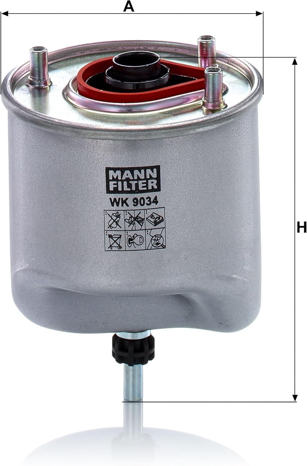Thumbnail 2 de WK 9034 Filtre à carburant MANN-FILTER pour véhicules particuliers