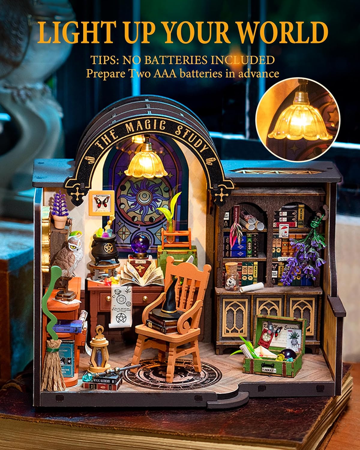 Thumbnail 1 de Rolife Magic Study Miniatura Kit 21x13x19 cm