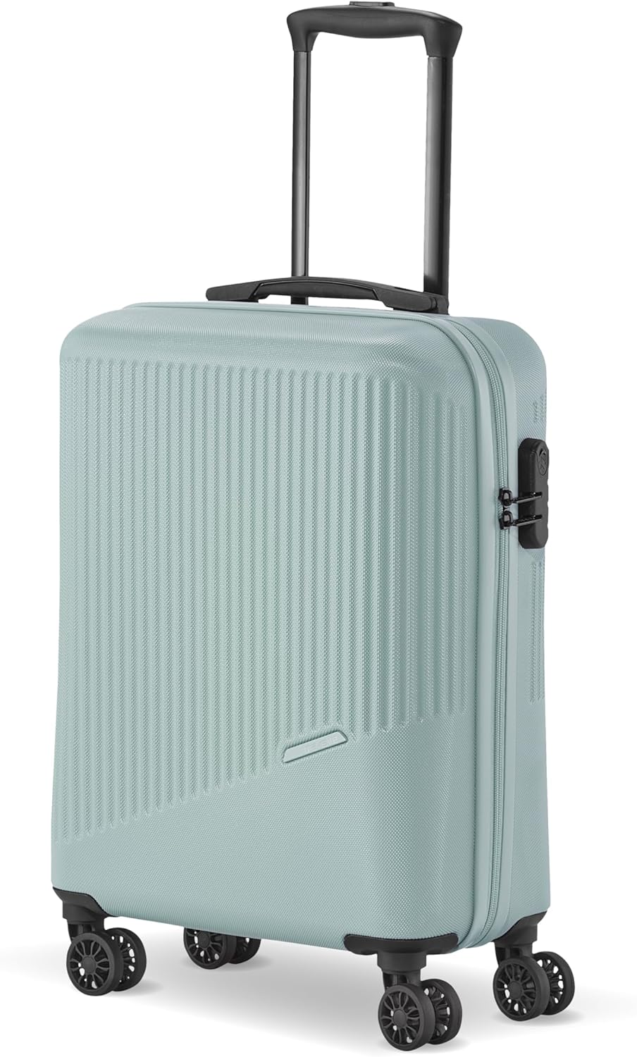 Detalle de Travelite Bali Handgepäck Trolley klein – 55×39×20 cm, 34 L, 2,5 kg, Kratzfeste Hartschale