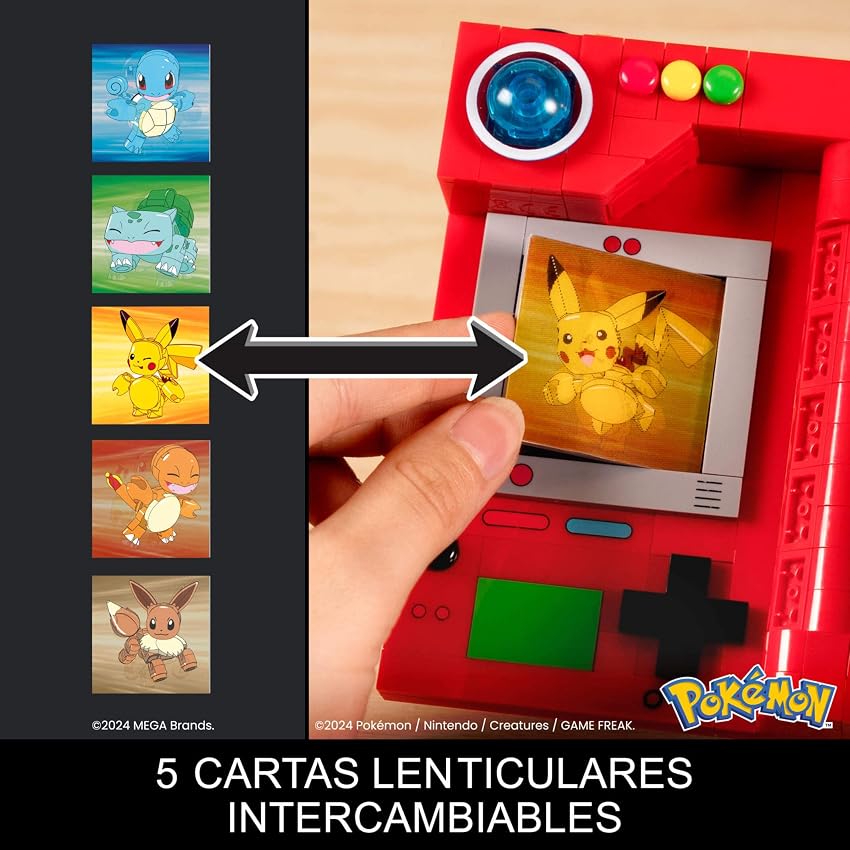 Thumbnail 3 de Mega Pokémon Kanto Pokédex Construcción con Luz y Cartas