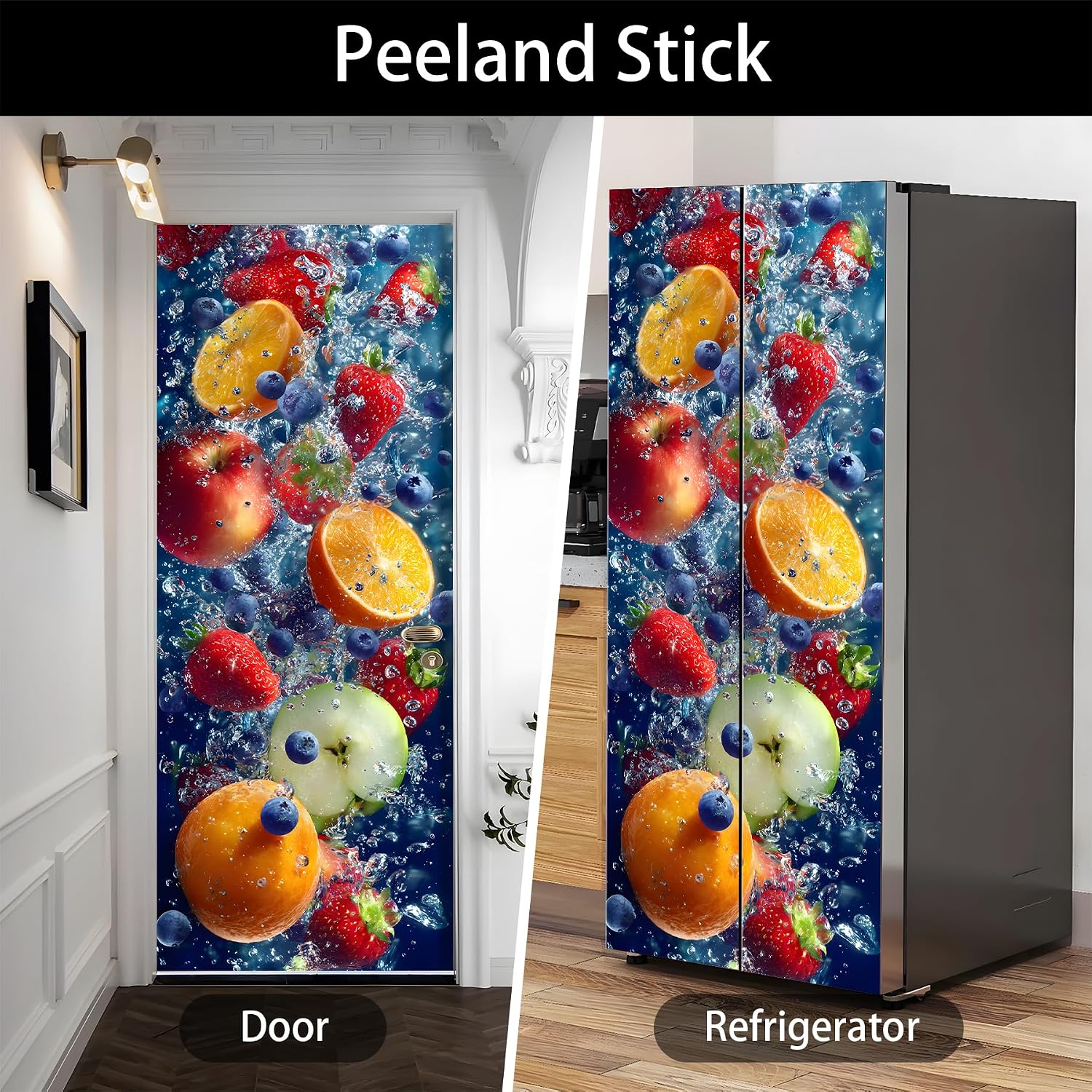 Thumbnail 2 de Refrigerator Door Cover 32.3" x 78.7