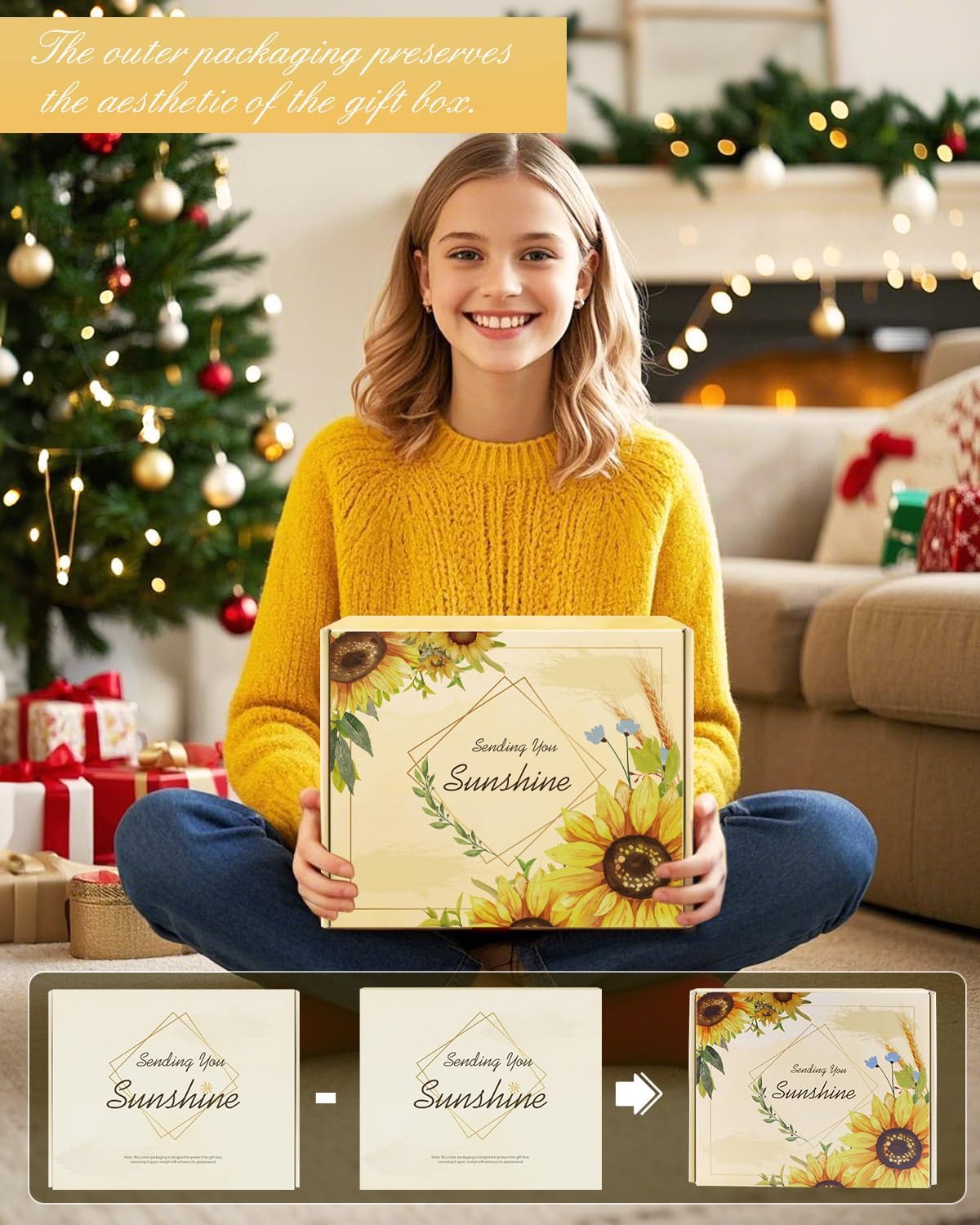 Detalle 2 de LIVEHITOP Sunflower Pamper Gift Set 10PCS