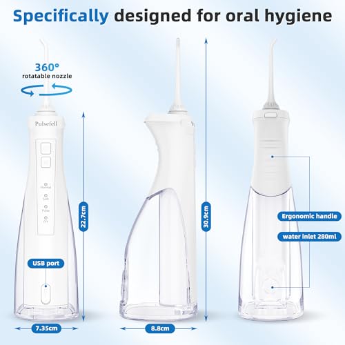 Thumbnail 6 de Pulsefell Irrigador Dental Portátil 300 ml: limpieza profunda y movilidad para hogar y viajes