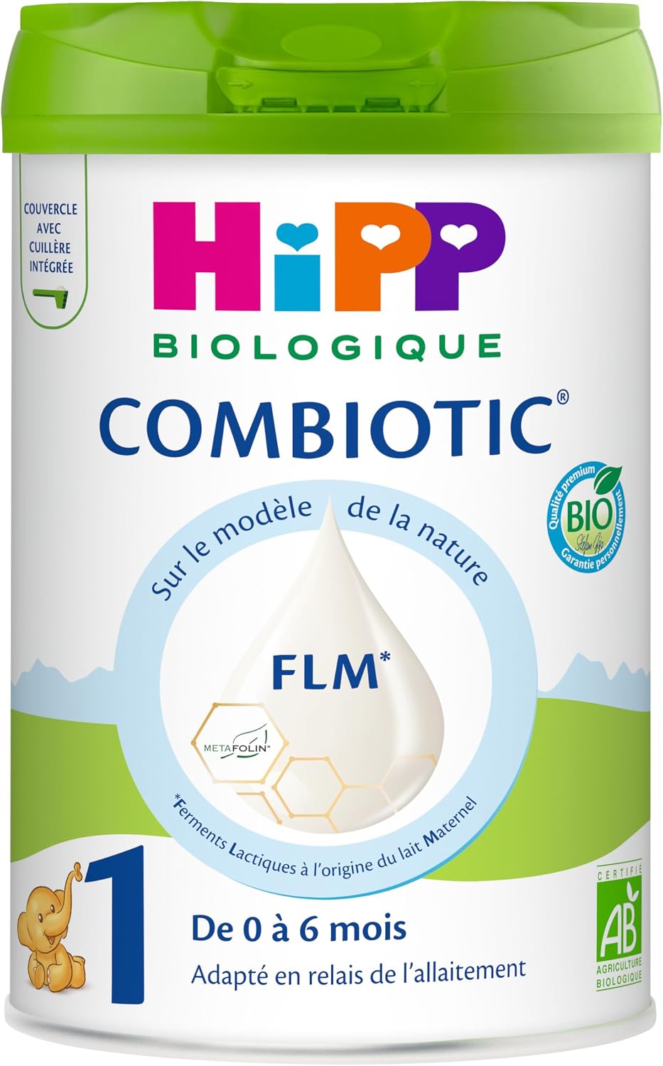 Thumbnail 6 de HiPP Combiotic FLM Lait 3 Croissance Bio – boîte 800 g
