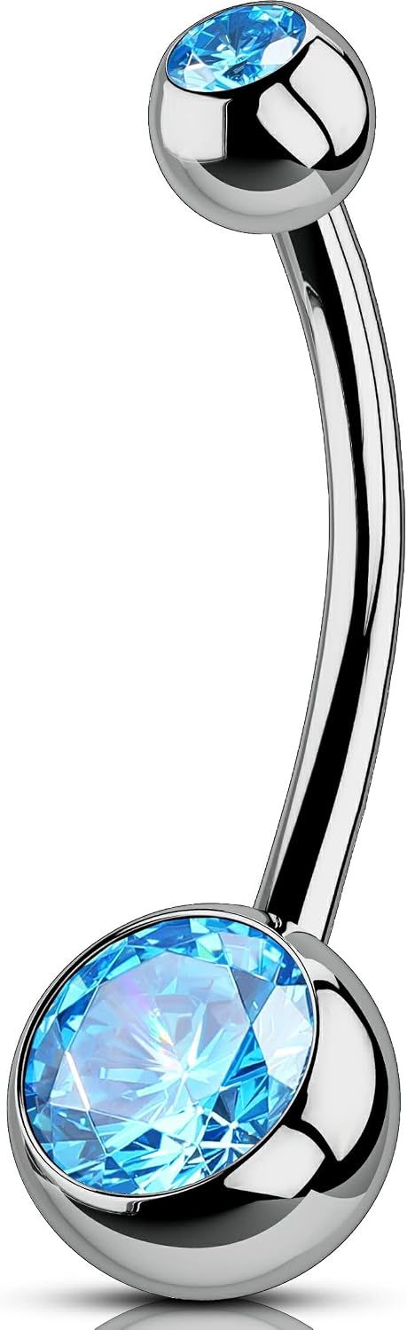 Thumbnail 6 de OUFER Belly Button Bar 14G 14MM Titane