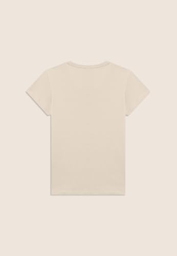 Detalle 2 de FREDDY T-Shirt Manica Corta con Logo Outline Glitter – Donna, White, Large
