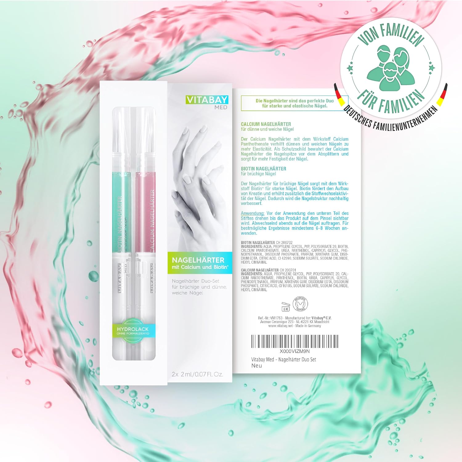 Thumbnail 6 de Vitabay Nagelhärter Duo Set 2x 2 ml Nagelpflegestift