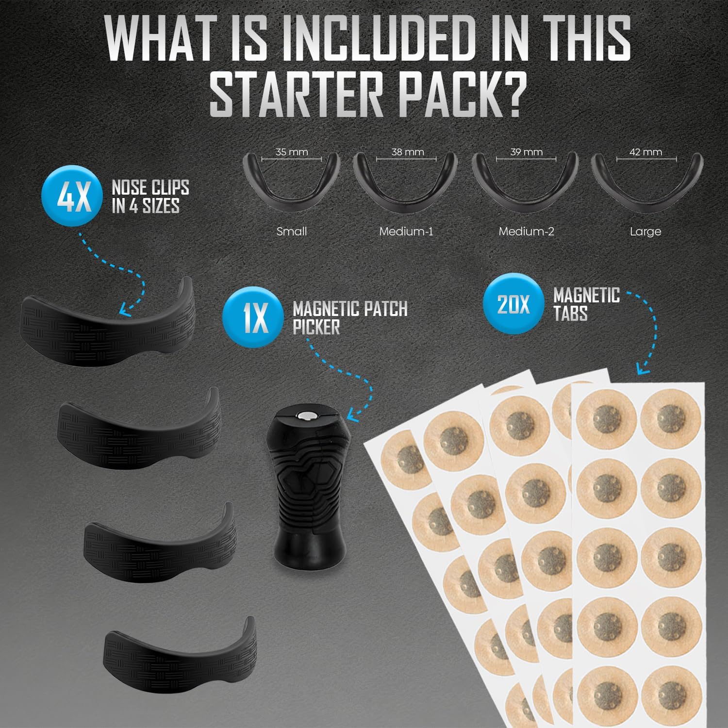 Thumbnail 3 de Sraba Magnetic Nose Strips 20 Pcs