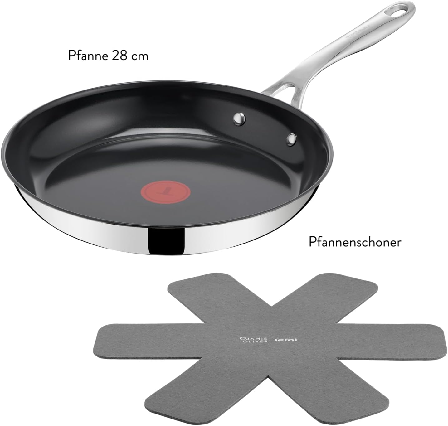 Thumbnail 6 de Jamie Oliver by TEFAL Direct Cook Bratpfanne 28 cm – keramische Antihaftoberfläche, Ofenfest bis 250 °C