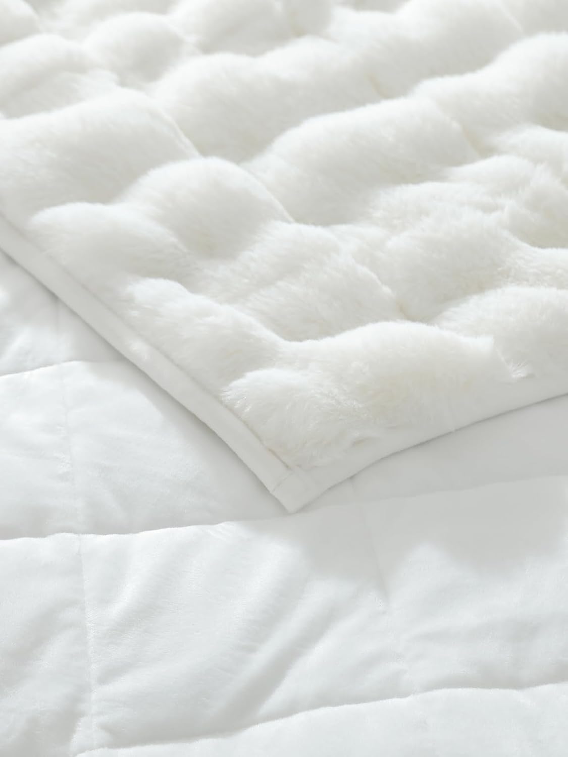Detalle 2 de Satwip SFF-WB Weighted Blanket, 15 lb, 60 x 80 inches, Cream White