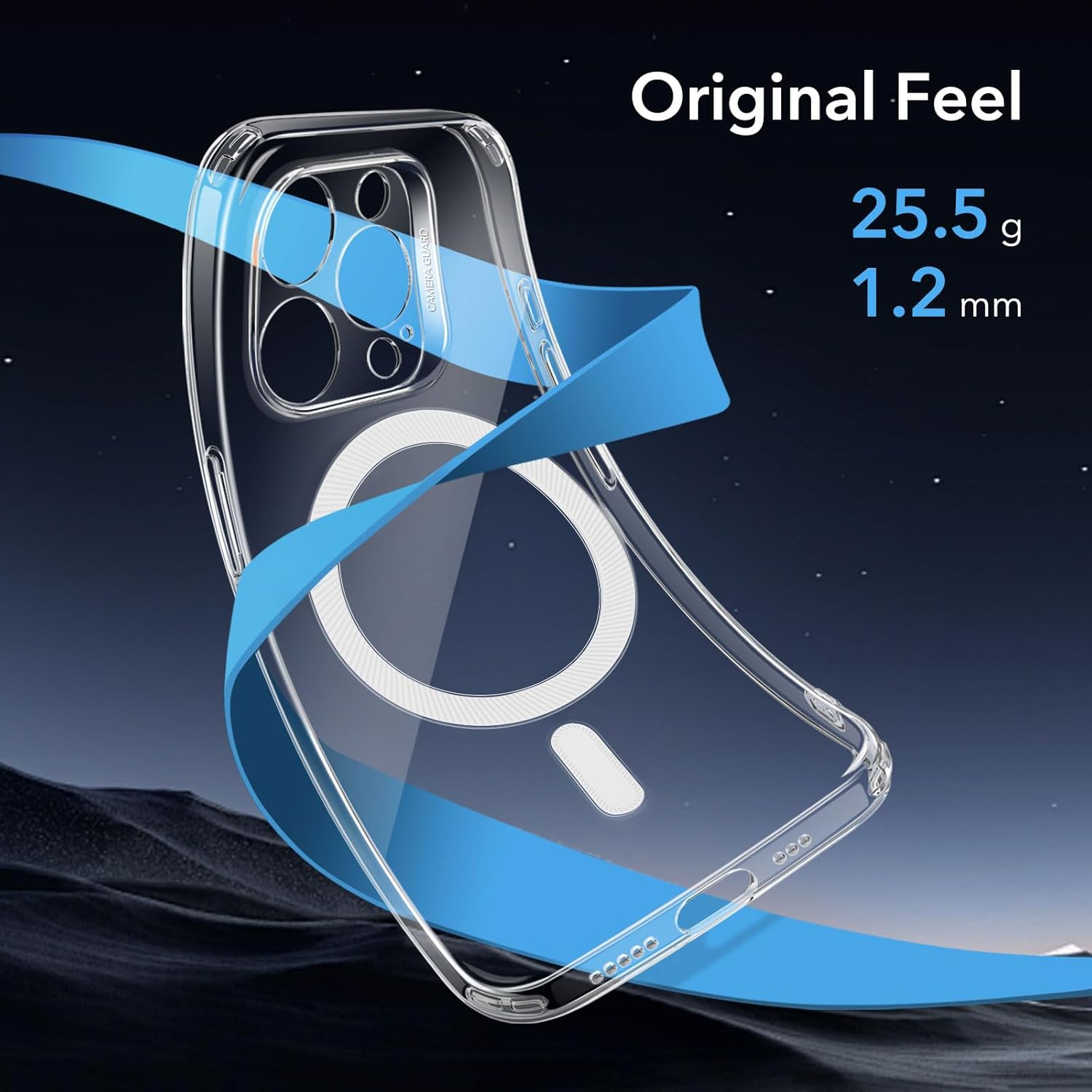 Thumbnail 2 de ESR Coque transparente pour iPhone 15 Pro – MagSafe, protection militaire et design fin