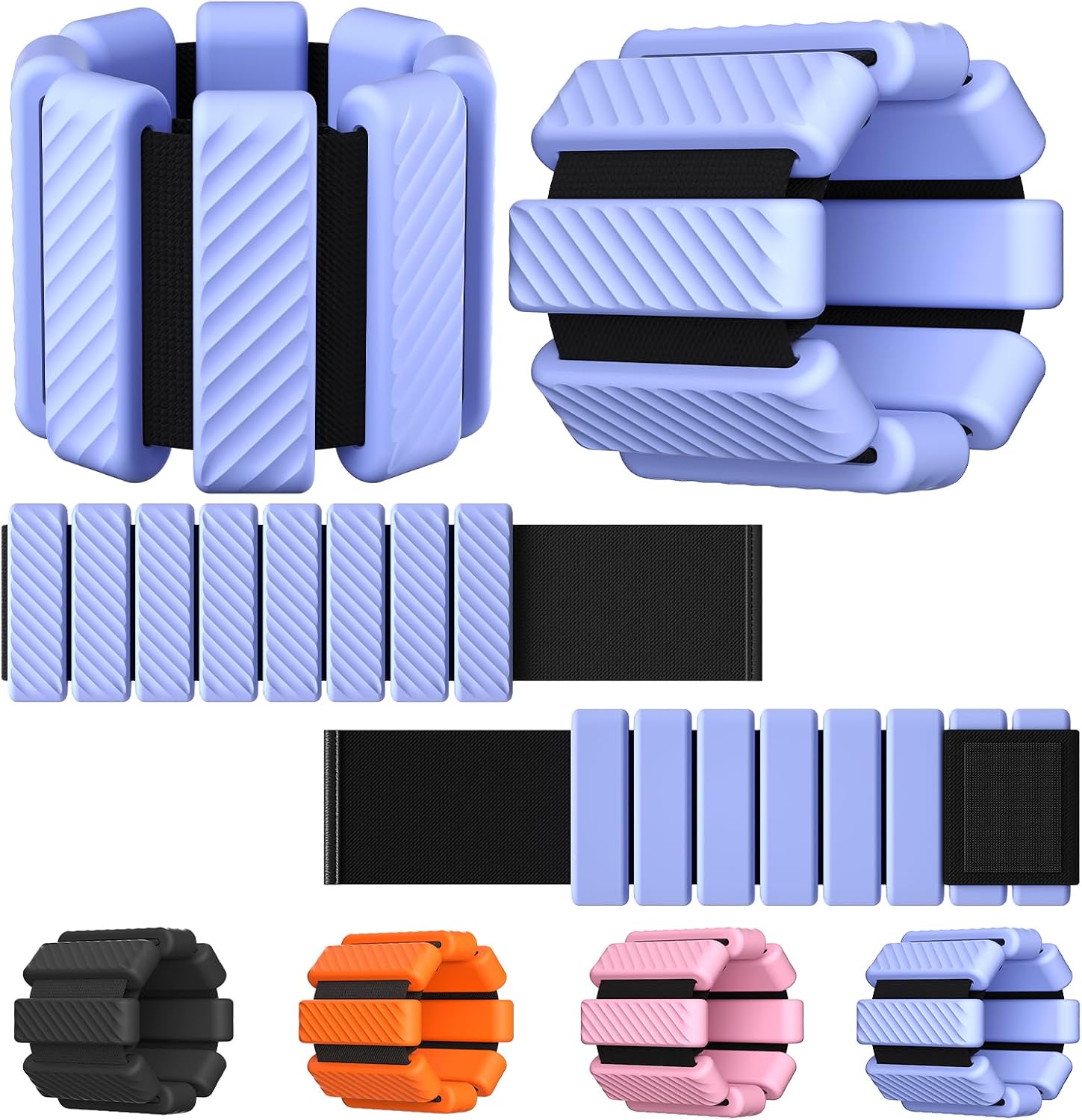 Thumbnail 6 de Wrist & Ankle Weights for Women — 2×1lb Adjustable Silicone Weights Set (Total 2lbs)