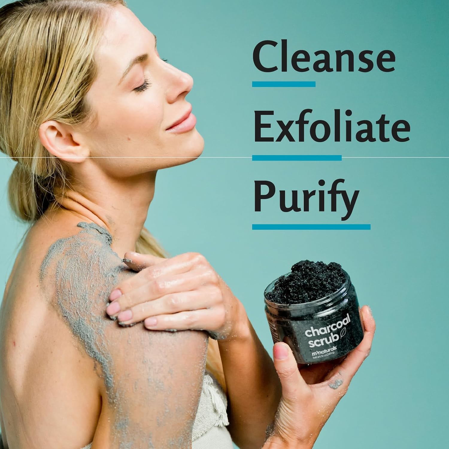 Thumbnail 5 de M3 Naturals Exfoliating Charcoal Scrub 16 oz