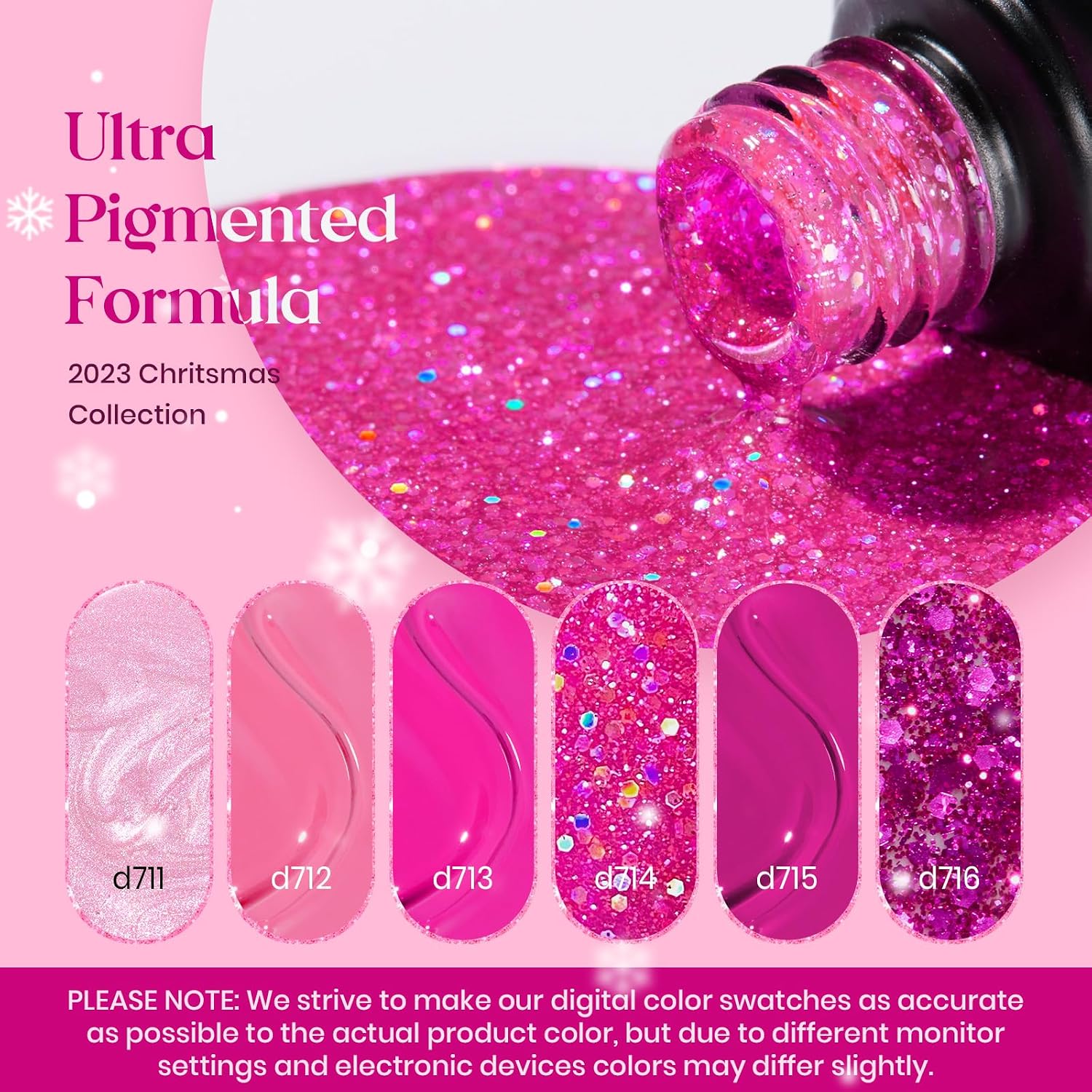Thumbnail 2 de Beetles Pink Angel Gel Polish 6 Colors 💅