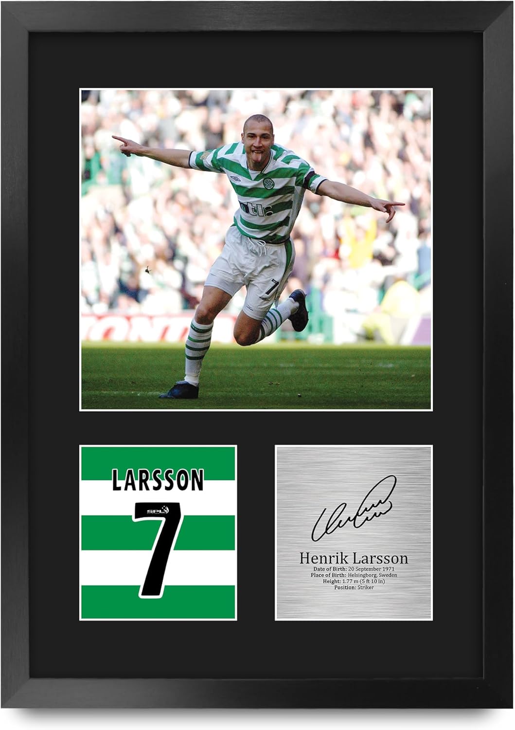 Thumbnail 4 de HWC Trading Henrik Larsson Celtic gifts signed autograph picture (A4 portrait)