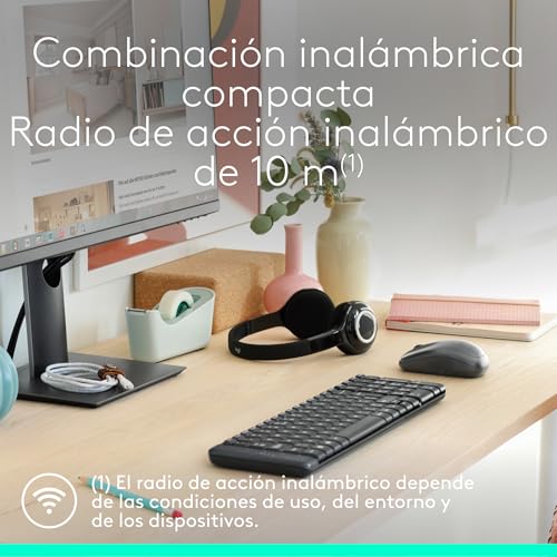 Thumbnail 1 de Logitech MK220 Combo: teclado y ratón inalámbricos compactos para Windows