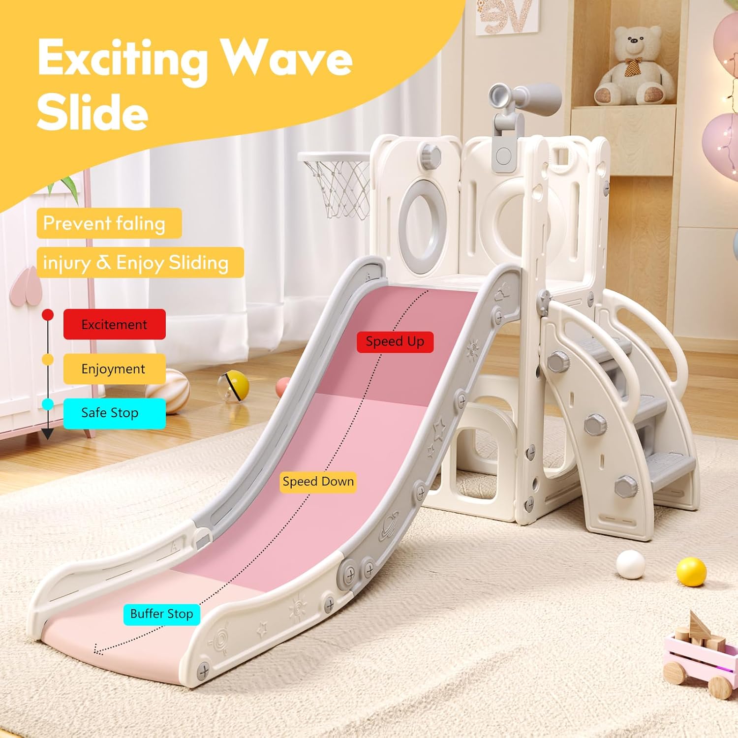 Detalle de Baotree 6-in-1 Toddler Playset 🛝