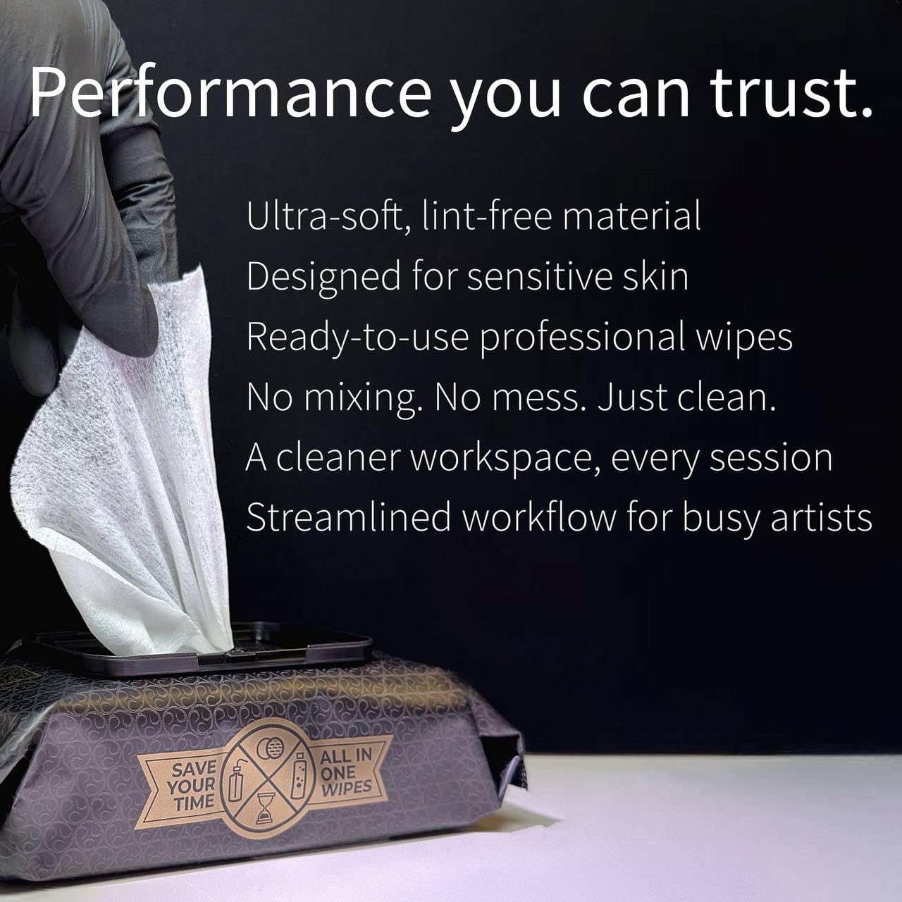 Detalle de Cleanskin Tattoo Wipes, 80 Count