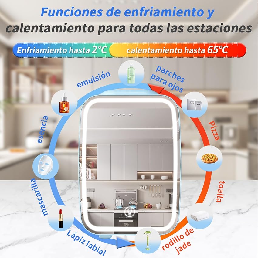 Thumbnail 2 de YASHE Mini Nevera 4 L para cuidado facial