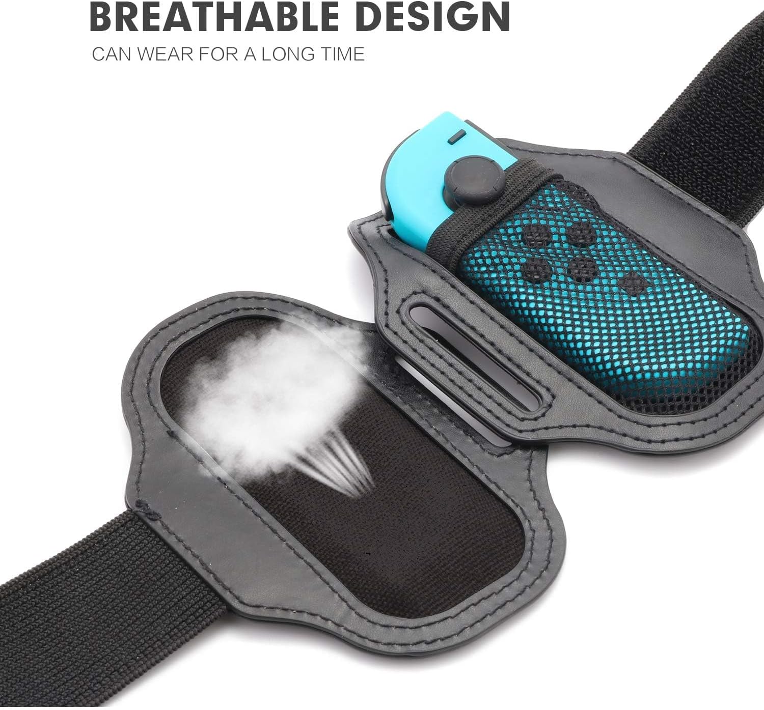 Detalle de HEATFUN Joy-Con Leg Strap adjustable for Switch – 2 pack