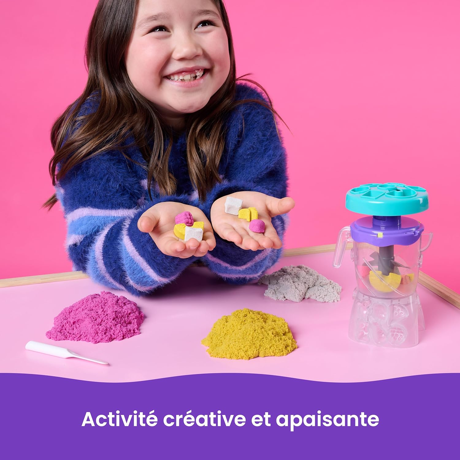 Thumbnail 6 de Kinetic Sand Sable Magique La Fabrique Smoothies 396 g + 9 accessoires