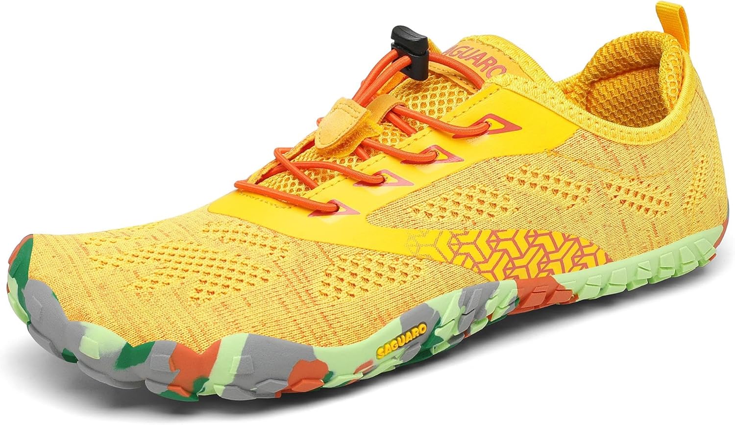 Detalle de SAGUARO Chaussure Minimaliste Homme/Femme – Chaussure barefoot polyvalente jaune 43 EU