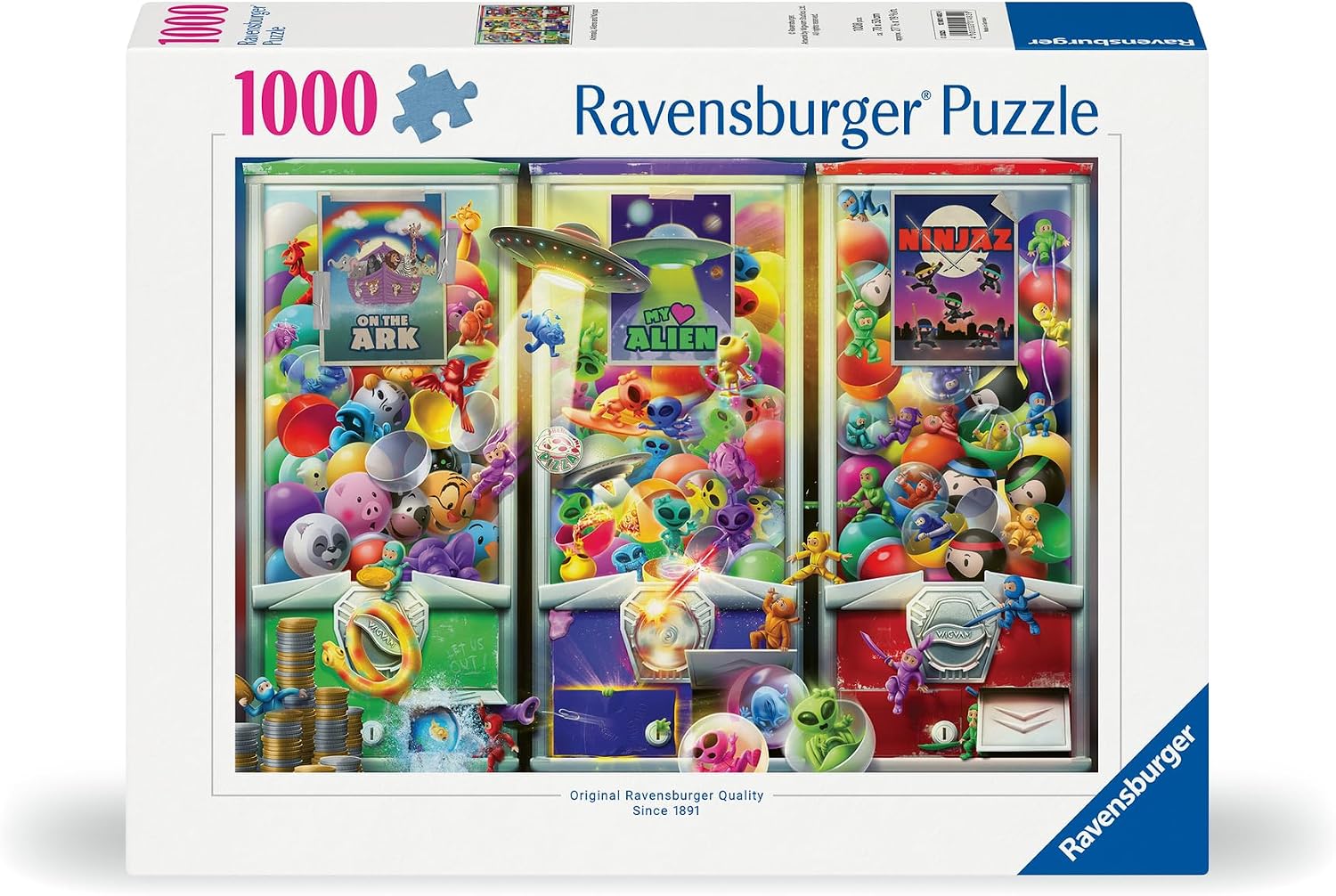 Detalle 2 de Ravensburger Creature Fantastiche puzzle 1000 pezzi 50 x 70 🧩