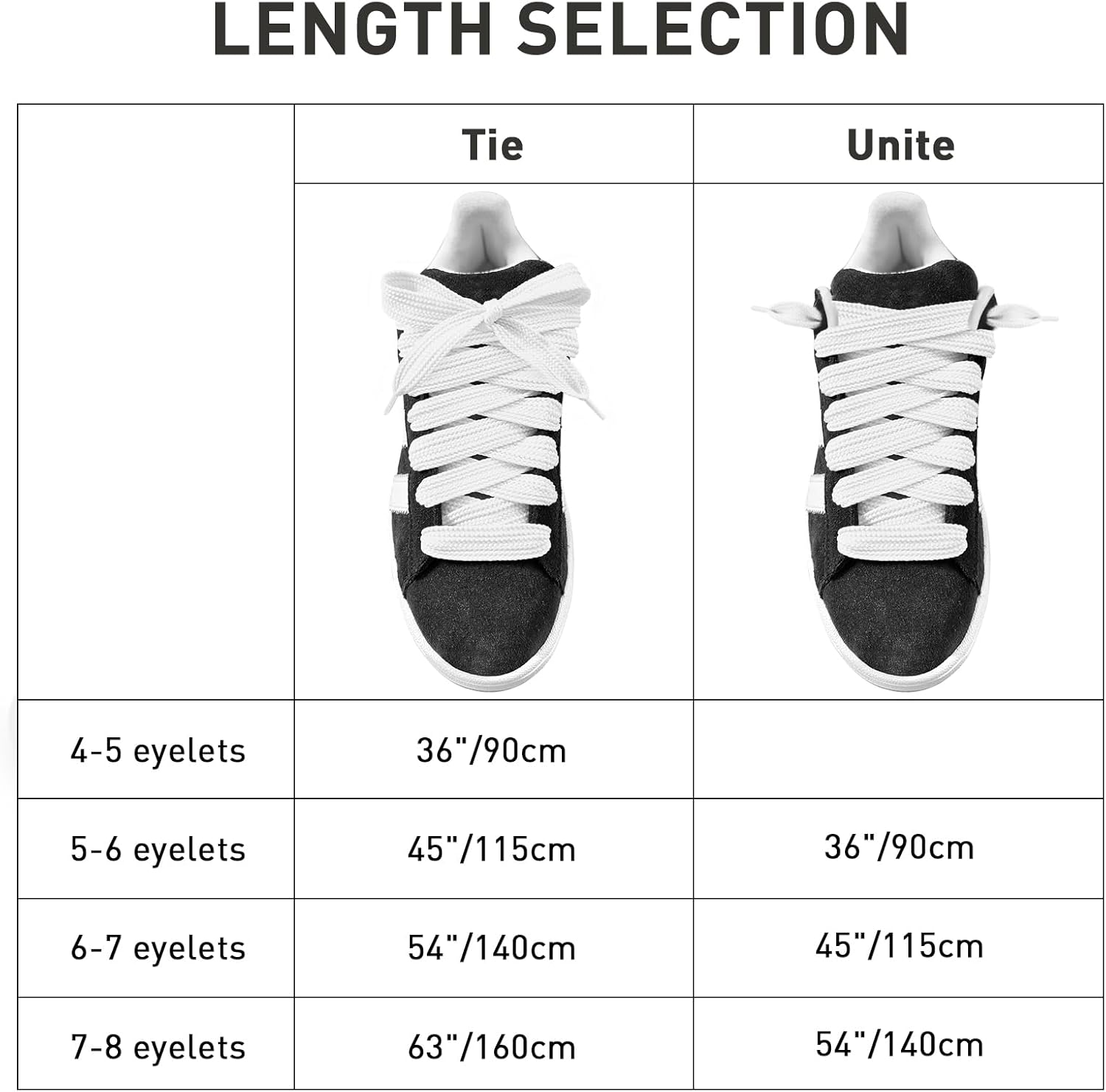 Thumbnail 5 de UamGlsob 15mm Extra Wide Fat Laces (2 Pairs) for adidas Campus 00s trainers
