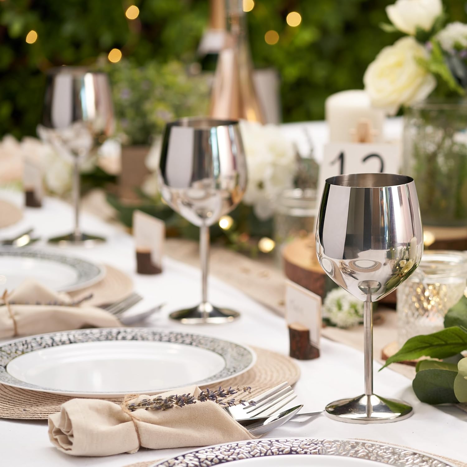 Thumbnail 6 de Oak & Steel - Copas de Vino Inoxidable para Celebrar 🍷