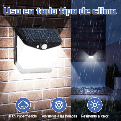 Thumbnail 2 de Vanranger Solar Luz LED Exterior Movimiento — 248 LED, 6 Paquetes, IP65, Sensor 270°