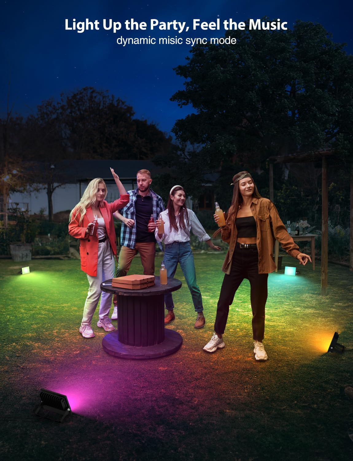 Thumbnail 6 de Onforu RGB LED Outdoor Flood Light 25W