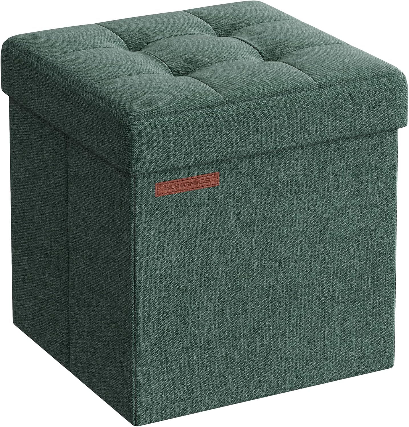 Thumbnail 6 de Pouf contenitore SONGMICS da 38 cm LSF027G12, panca pieghevole con seduta imbottita (grigio cenere)