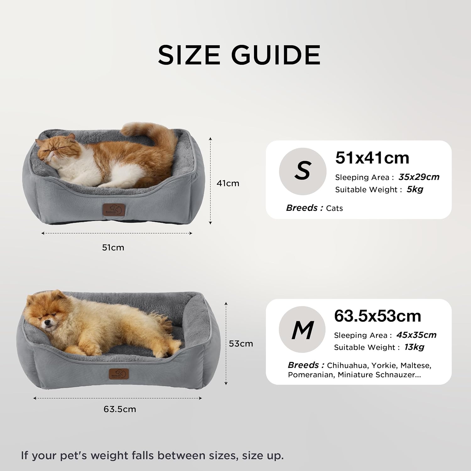 Thumbnail 6 de BEDSURE Katzenbett groß waschbar 63.5x53 cm 🐱