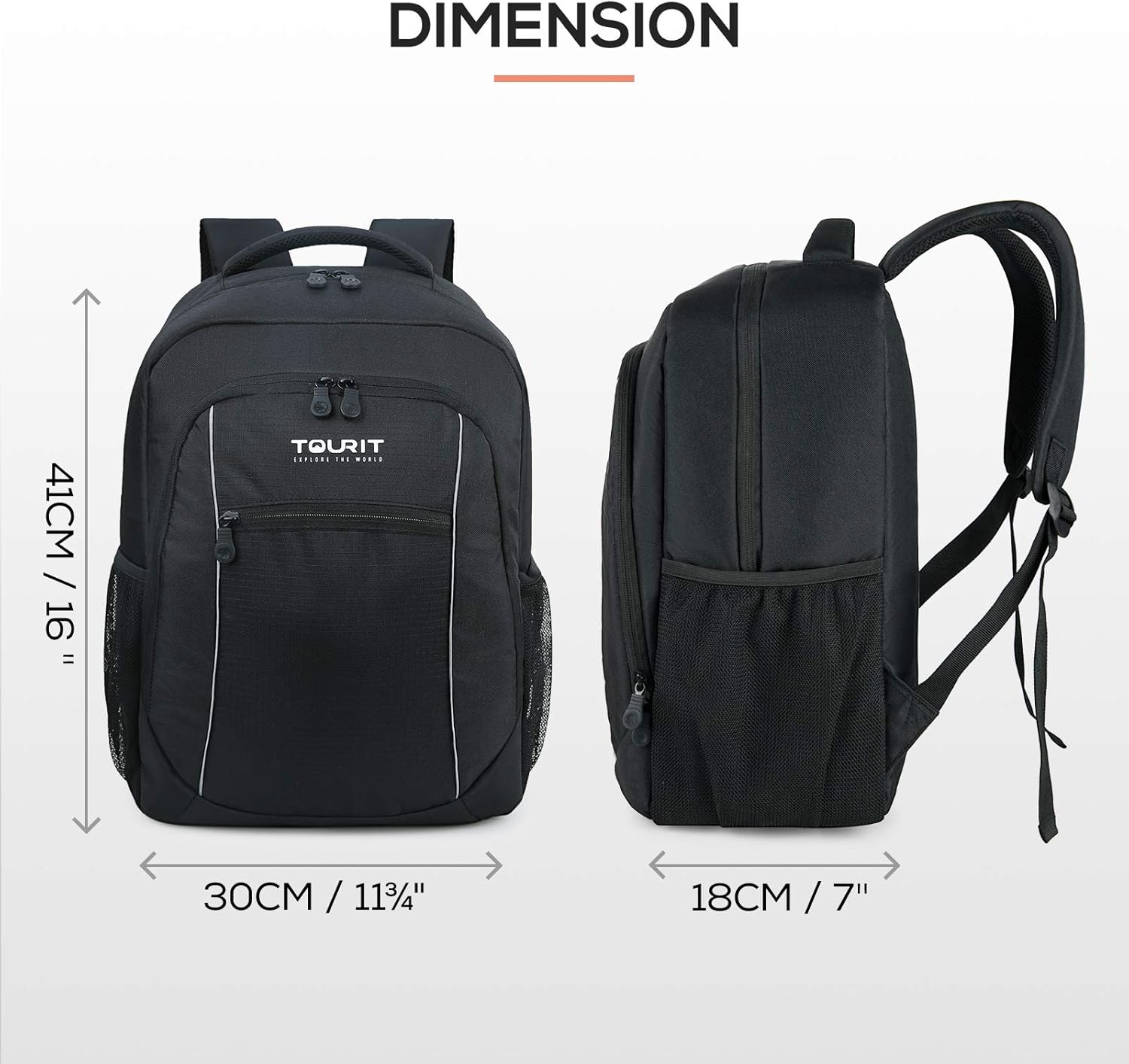 Detalle de TOURIT Insulated Cooler Backpack: Lightweight, Leak-Proof 25-Can Backpack for Work, Picnics and Adventures