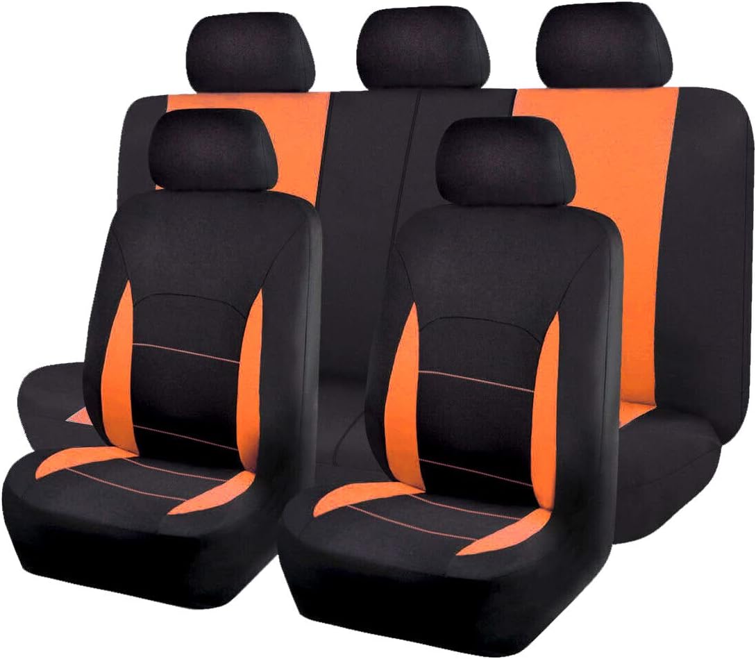 Flying Banner Car Seat Covers: Front Seats & Rear Bench, Universal Fit, Easy Install
