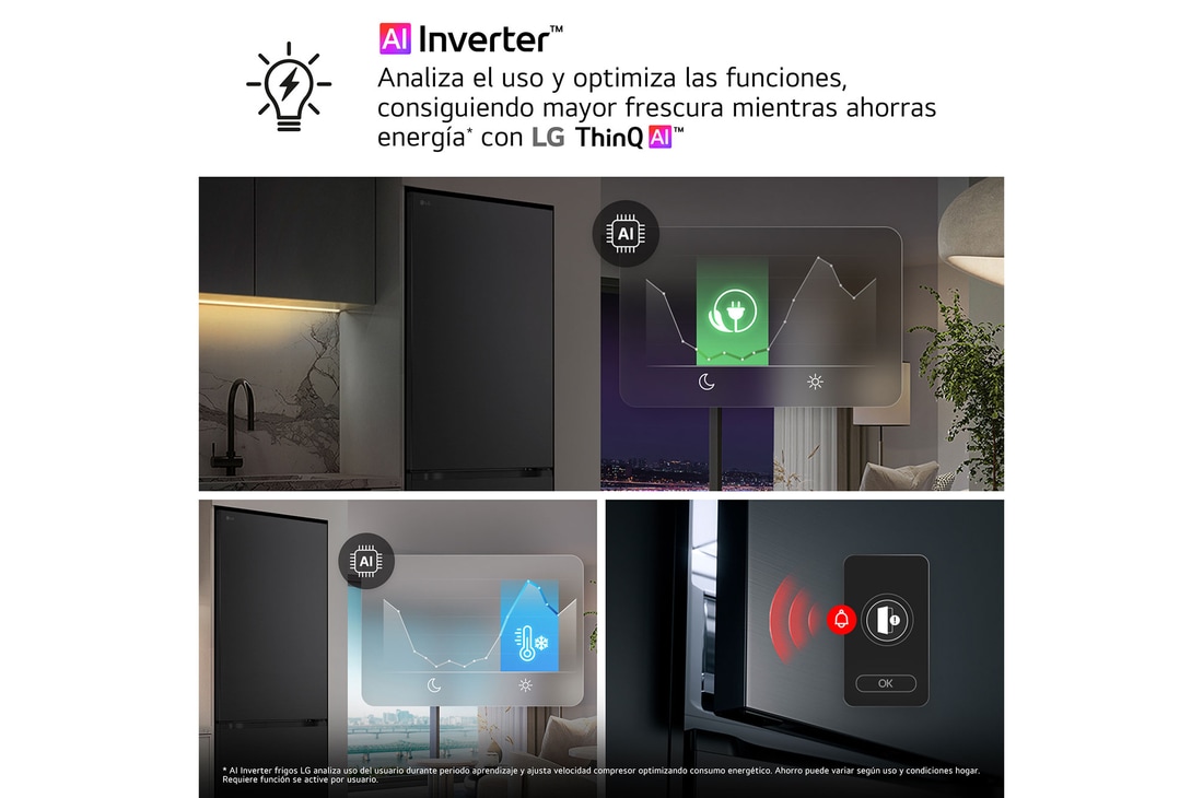 Thumbnail 4 de LG GBBS716CMB Frigorífico Combi 333 l, 1,86 m