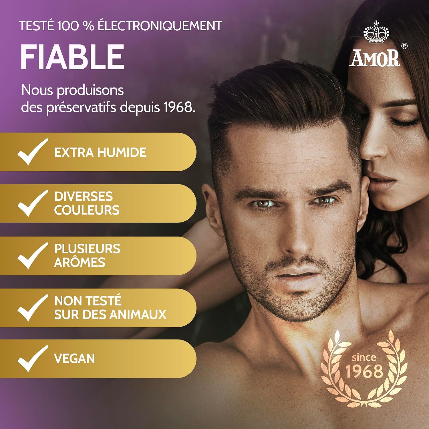 Detalle 2 de AMOR Mix Special Lot de 100 préservatifs 🍑