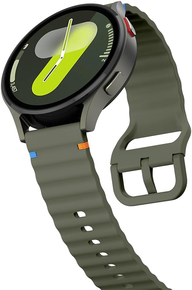 Thumbnail 5 de BYISYUE 22mm silicone watch strap for OPPO Watch X2/2R, OnePlus Watch 3 47mm and Polar Vantage models