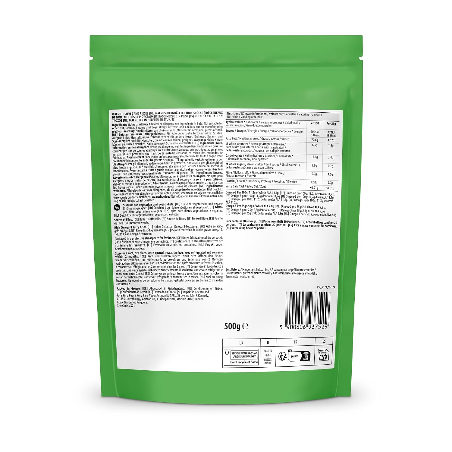 Detalle 2 de by Amazon Walnüsse – 500 g
