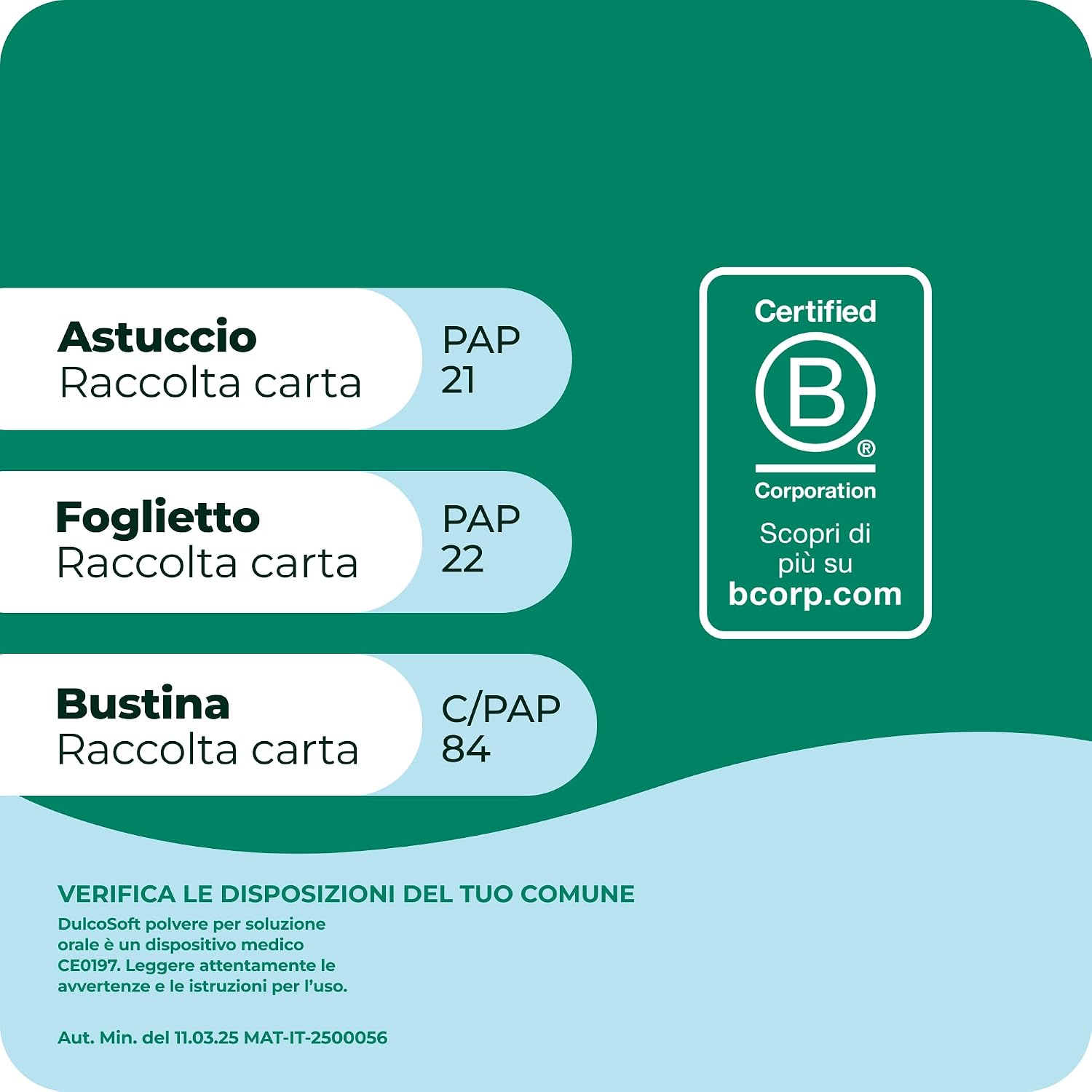 Detalle 2 de DulcoSoft Lassativo Macrogol 4000, 20 Bustine — sollievo delicato per stitichezza