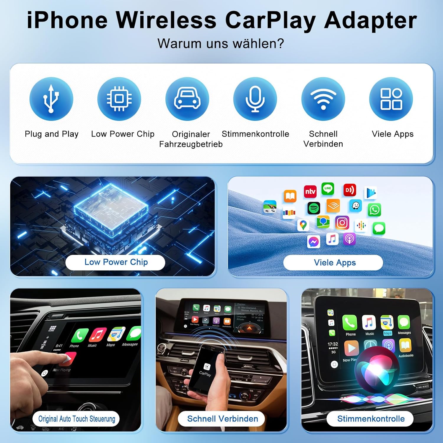 Detalle 2 de CarPlay Wireless Adapter von PAUNEZUEL
