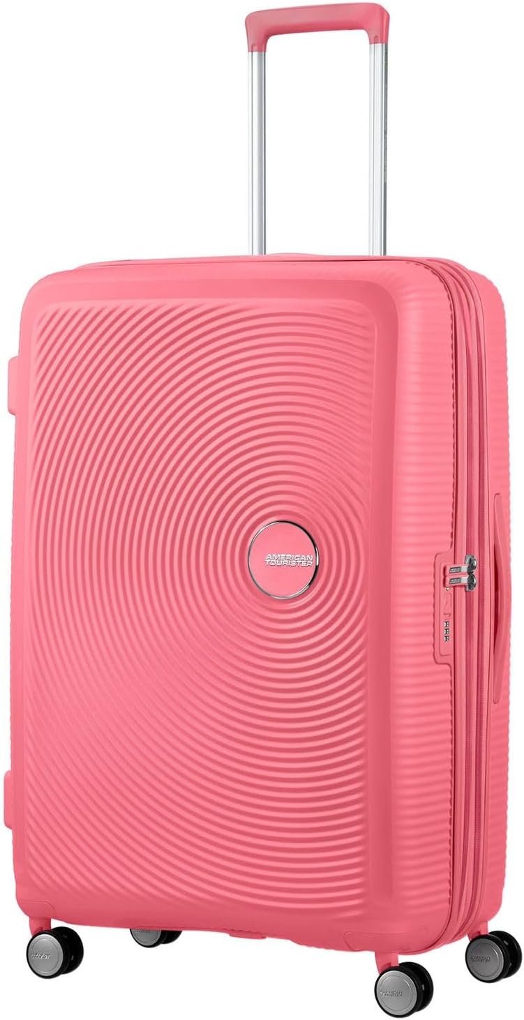 Detalle de American Tourister Soundbox valise Spinner L extensible 77 cm Rose Sun Kissed Coral (97/110 L)