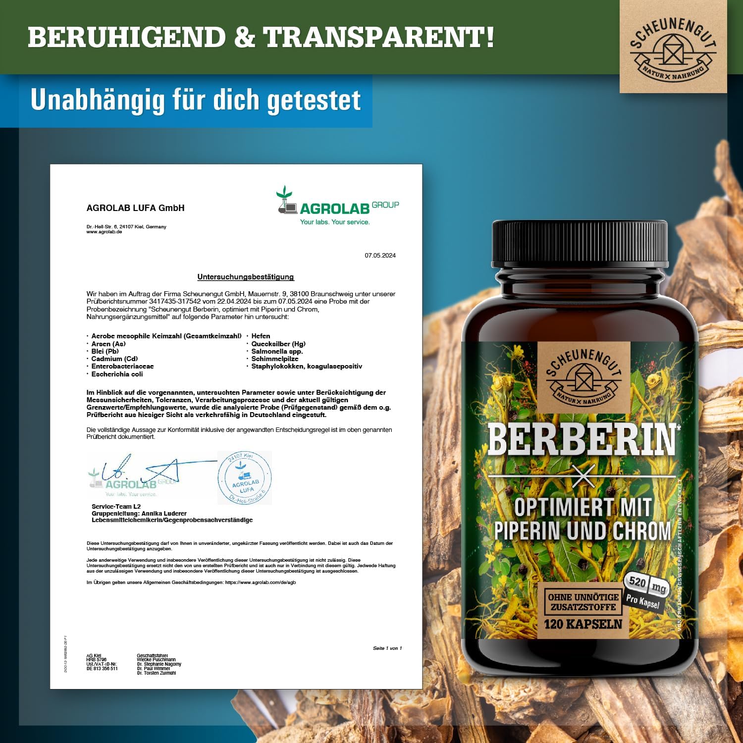 Thumbnail 6 de Berberin 1040mg Tagesdosis Kapseln