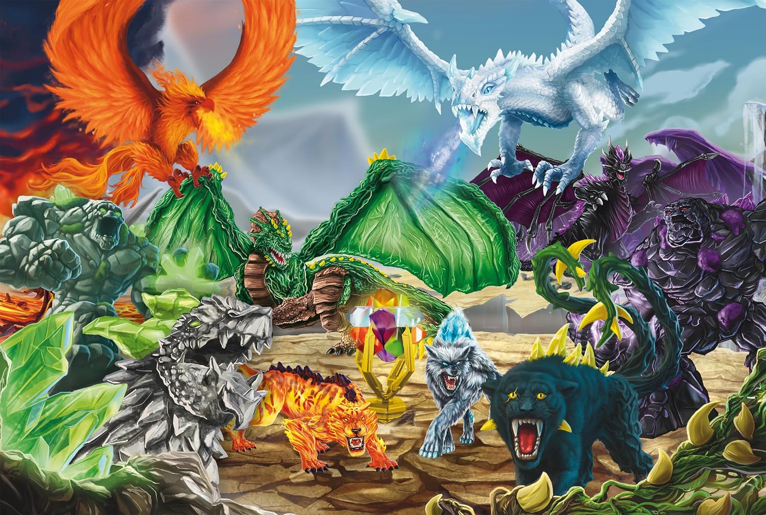 Detalle 2 de Schmidt Spiele Eldrador Batalla por el Supercristal 🧩