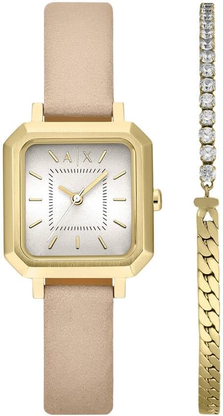 Thumbnail 6 de Armani Exchange Uhr für Damen – Quarz Dreizeigeruhrwerk, 27 mm Gehäuse, Lederband