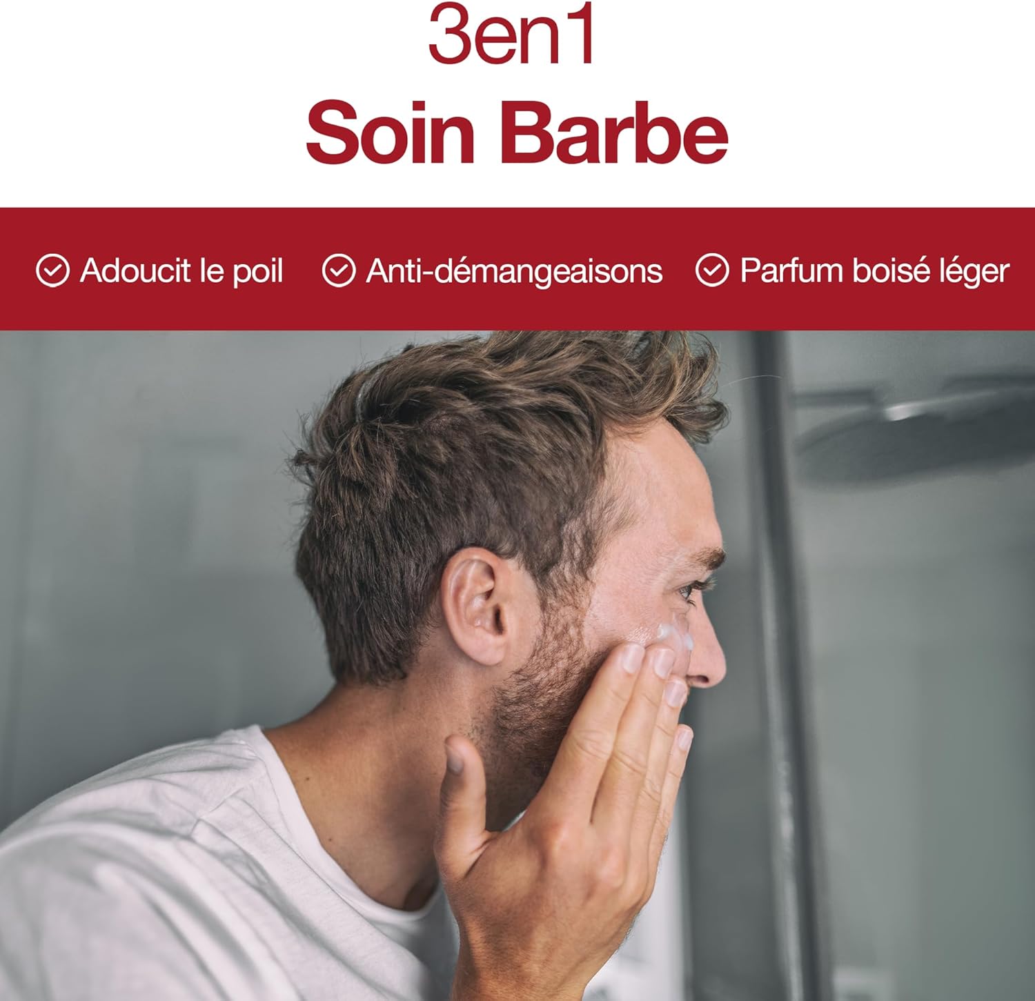 Thumbnail 2 de Sapiens Crème Hydratante Visage & Barbe Homme 80 ml – Soin 2 en 1 à l’Acide Hyaluronique